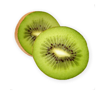 A slice of kiwi for an exotic drink